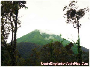 Splendid View of a Volcano in Costa Rica